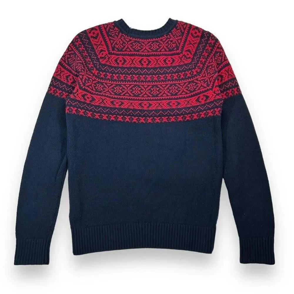 Abercrombie And Fitch Wool Blend Fairisle Knit‎ Sweater Mens M - Picture 2 of 6